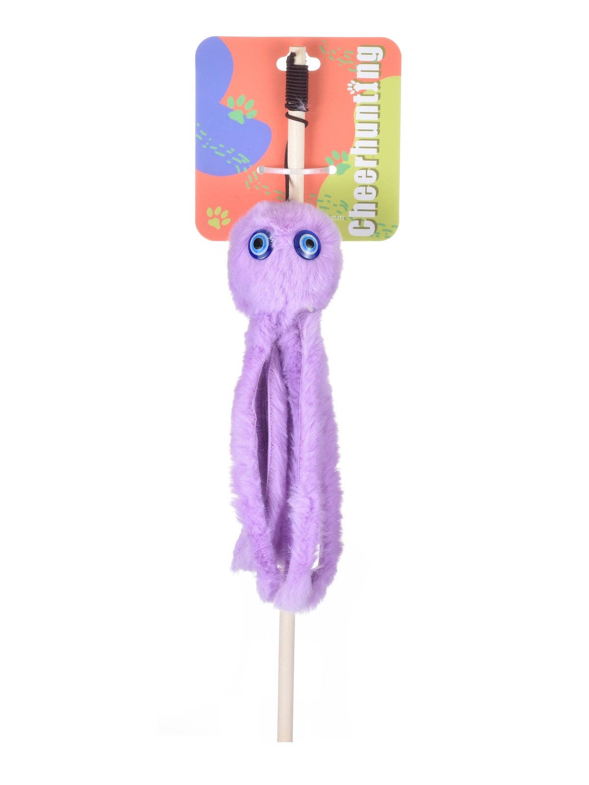 Katzenspielzeug Octopus mit Spielangel