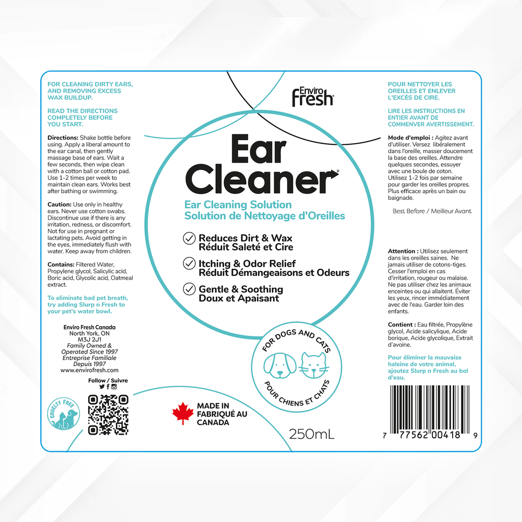 Ohrenreiniger für Katzen/Hunde