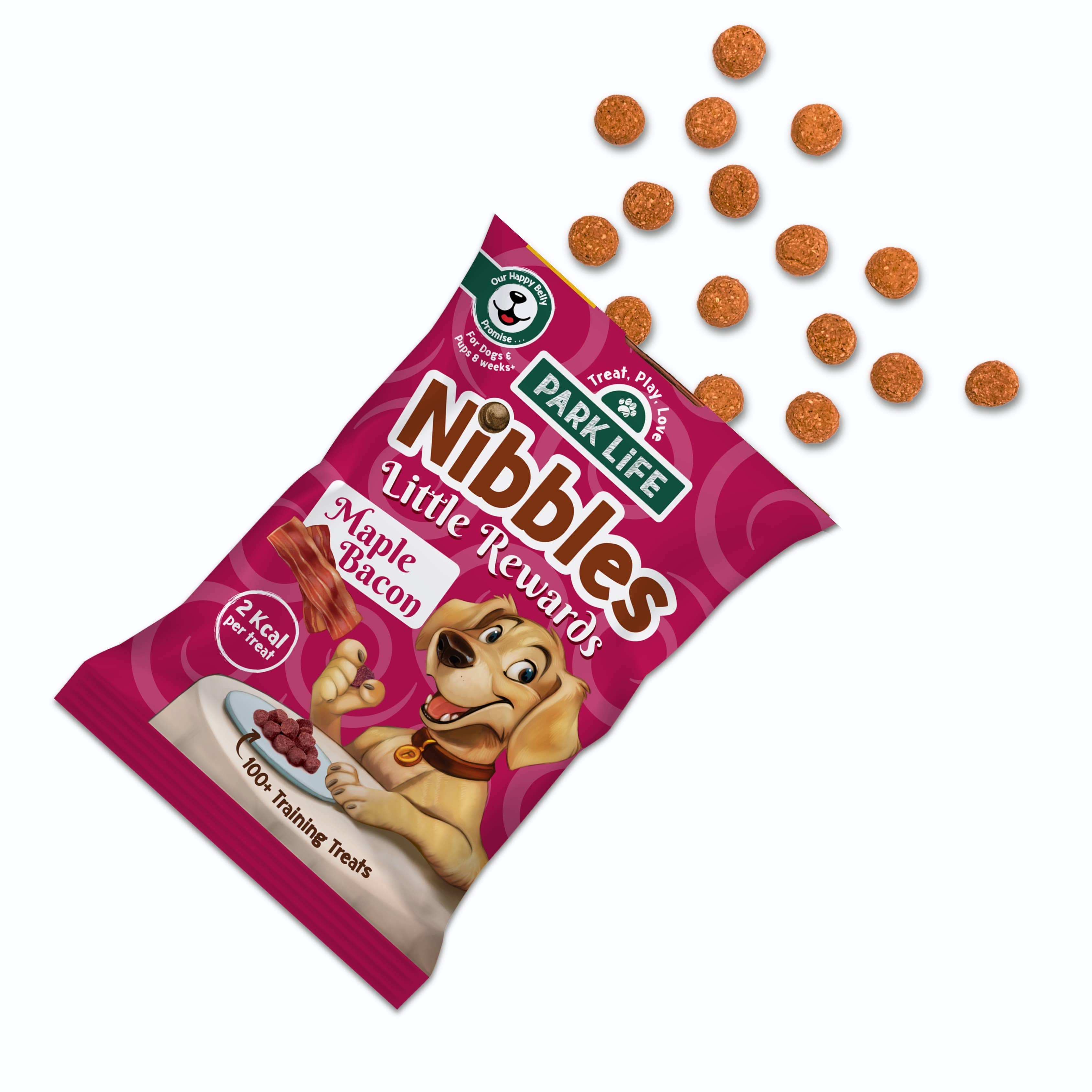 Nibbles Kleine Belohnungen Ahorn-Bacon-Geschmack 80g