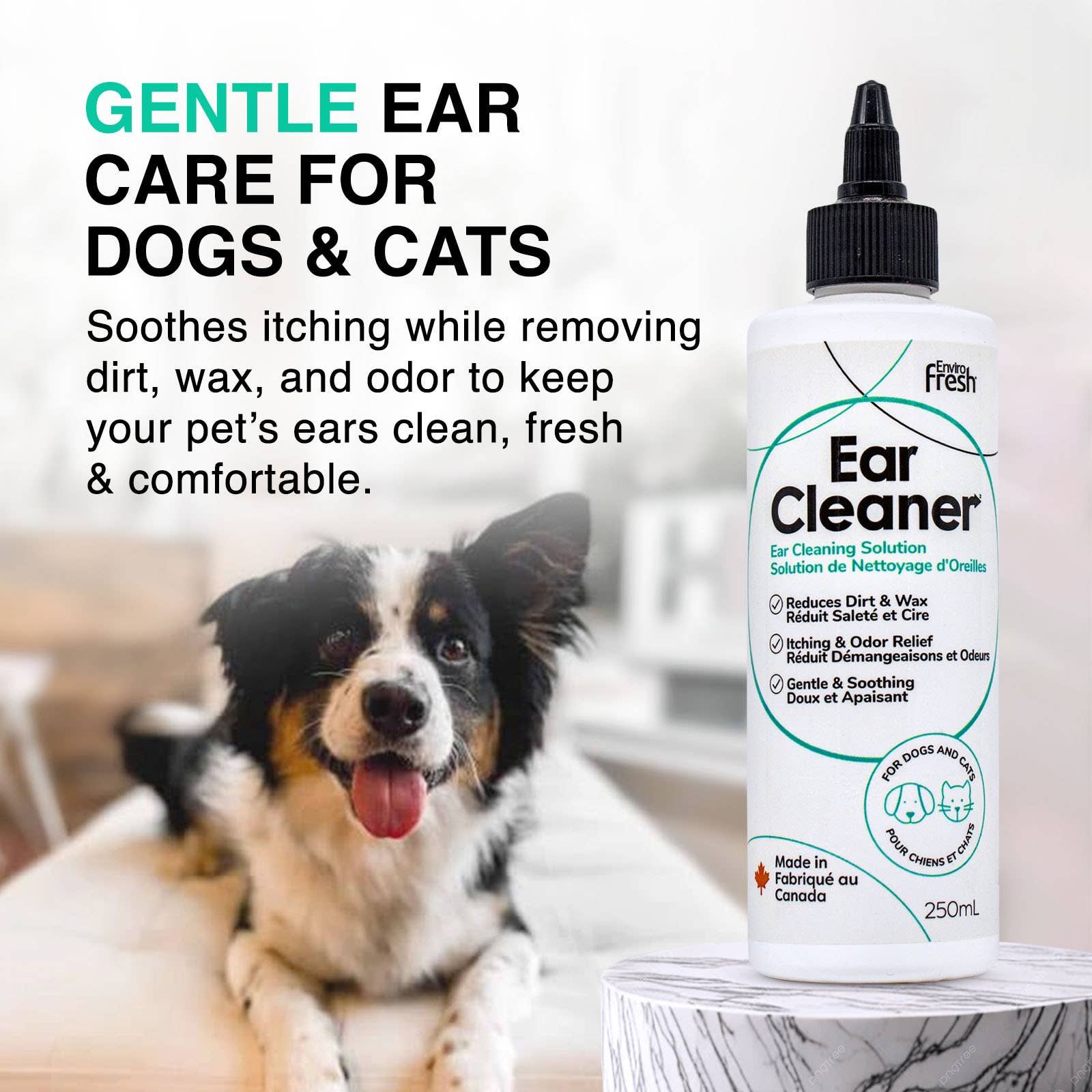 Ohrenreiniger für Katzen/Hunde