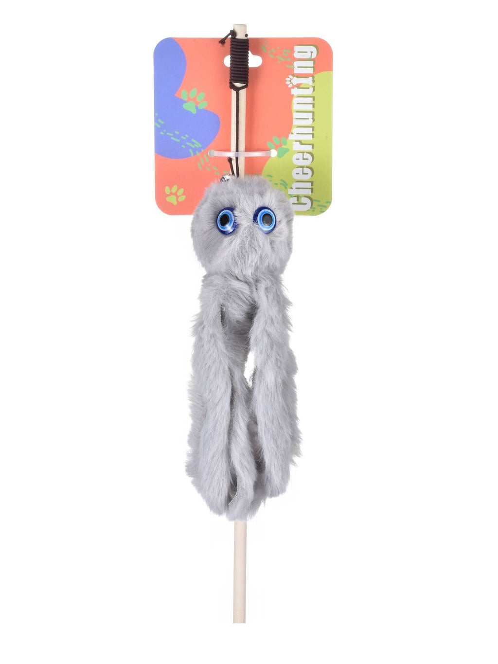 Katzenspielzeug Octopus mit Spielangel