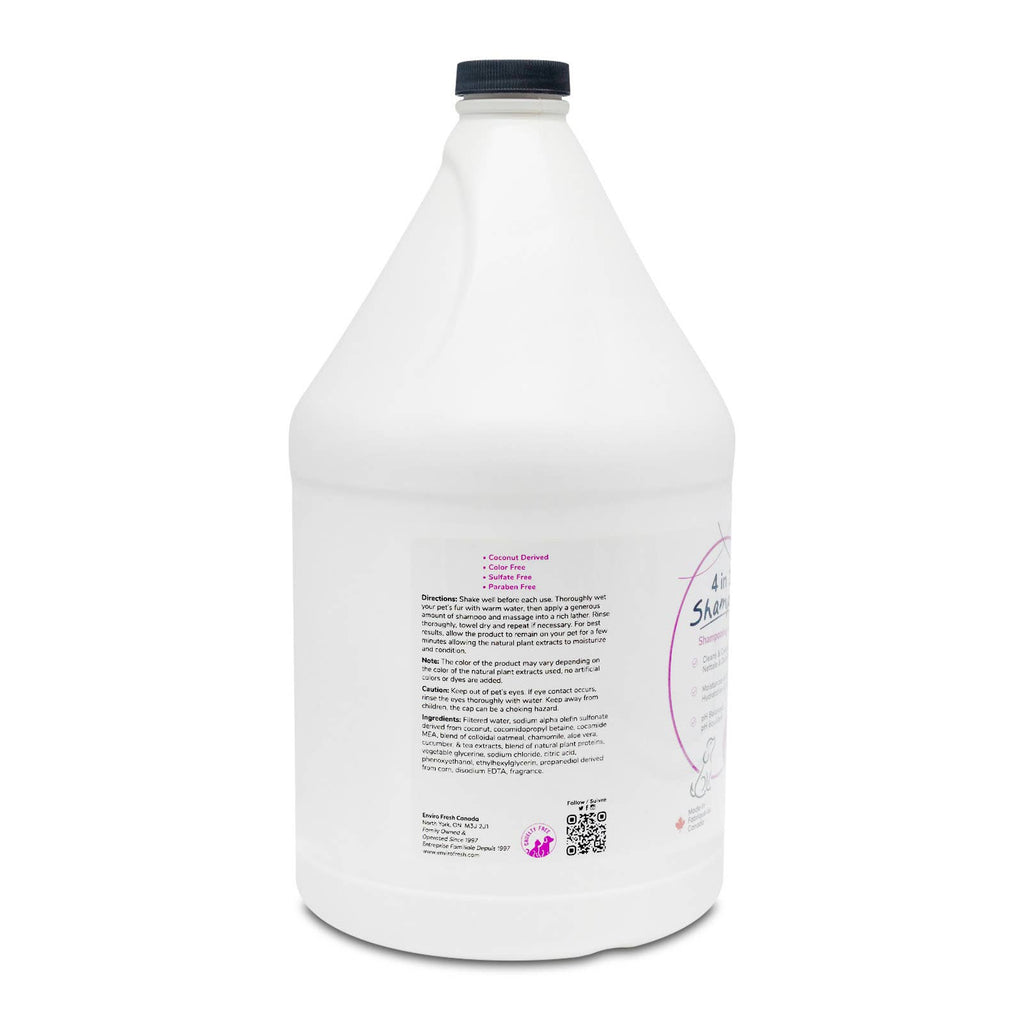 Hundeshampoo 4 in 1, Duft von Wildbeeren und Aloe, 3,7L